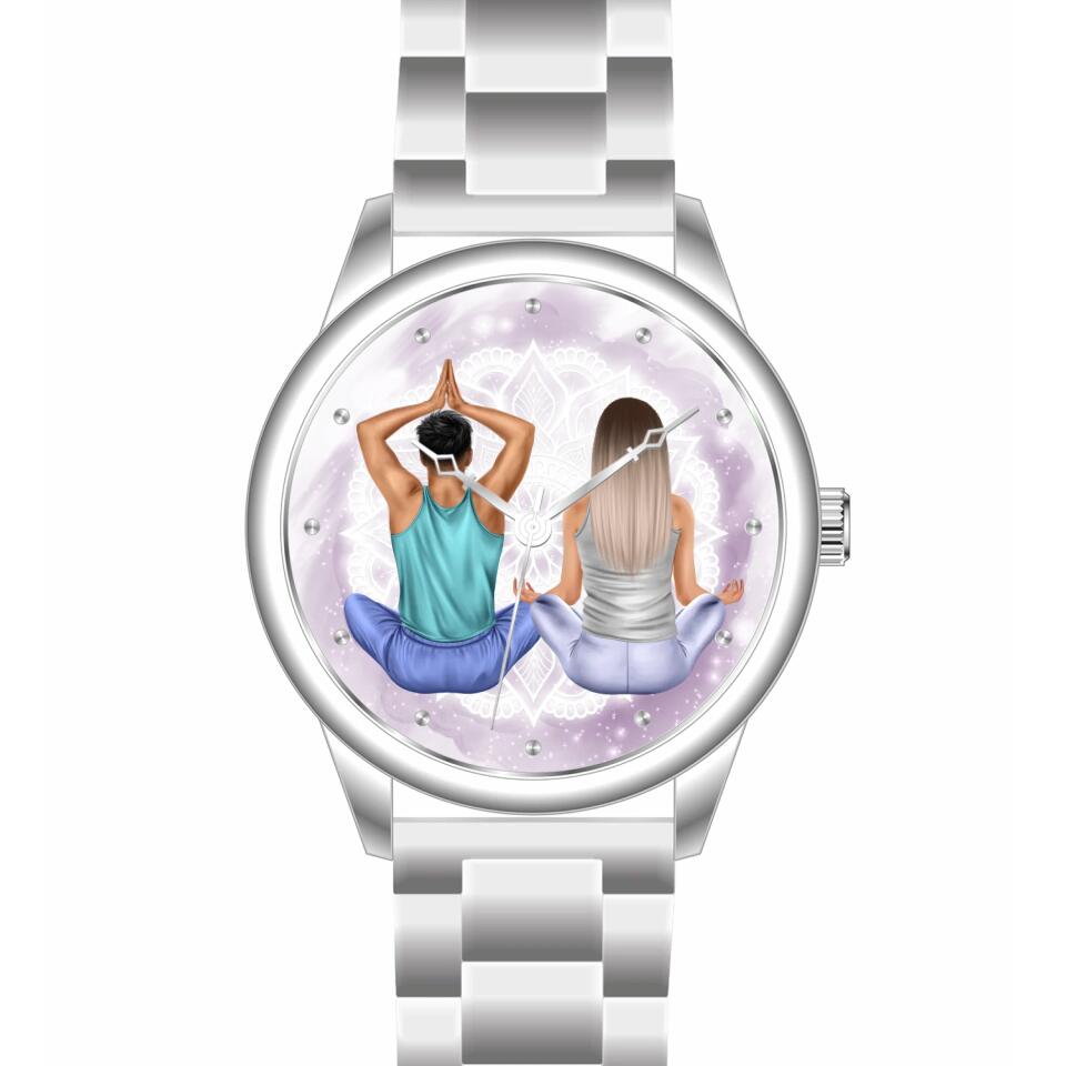 Spiritual Couple | Personalisierte Armbanduhr (Unterschiedliche Uhr-Modelle wählbar!)