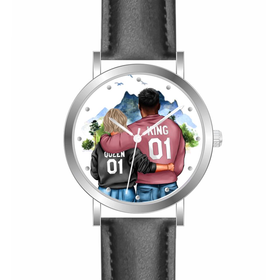 Pärchen | Personalisierte Armbanduhr (Unterschiedliche Uhr-Modelle wählbar!