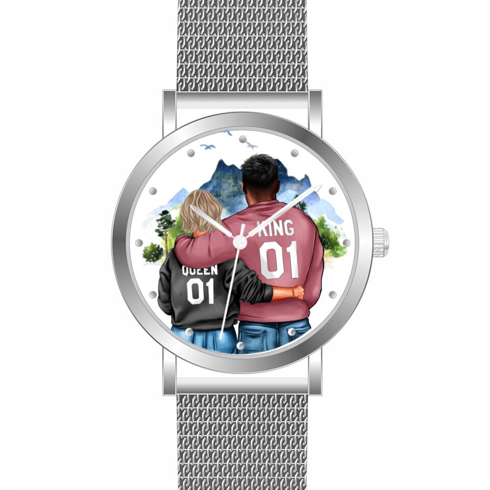 Pärchen | Personalisierte Armbanduhr (Unterschiedliche Uhr-Modelle wählbar!