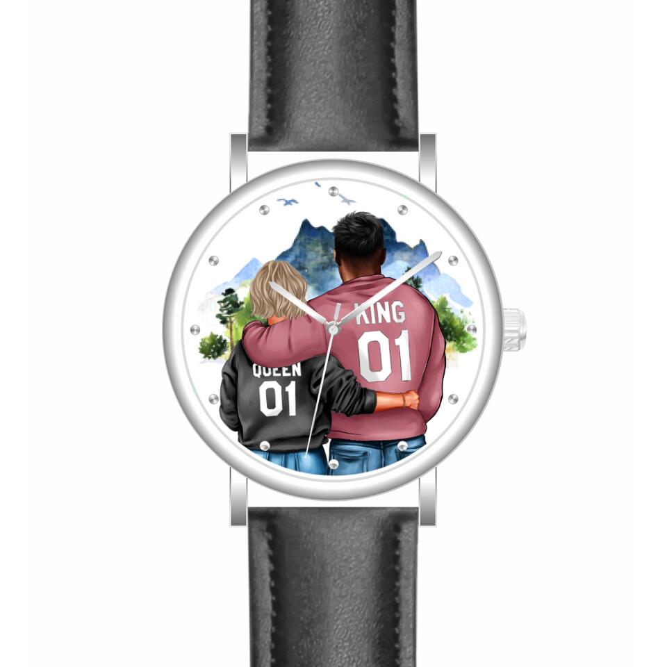 Pärchen | Personalisierte Armbanduhr (Unterschiedliche Uhr-Modelle wählbar!