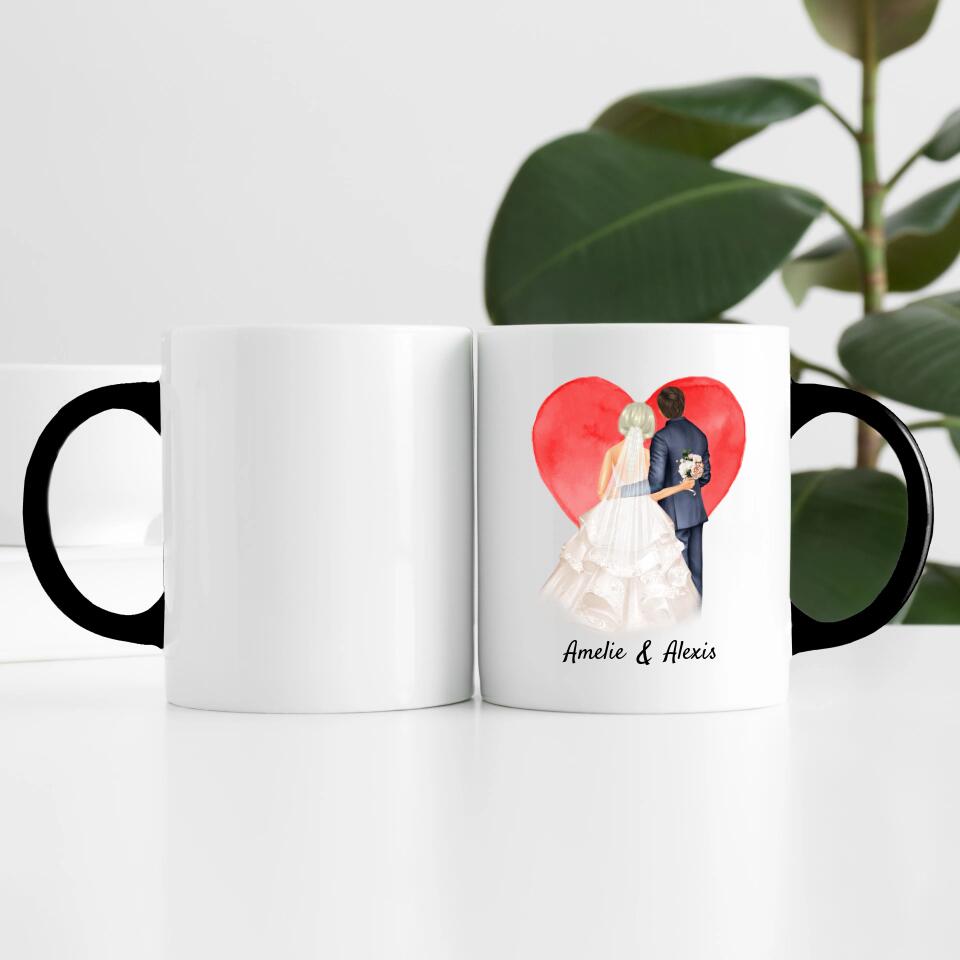 Hochzeitspaar | Personalisierte Tasse