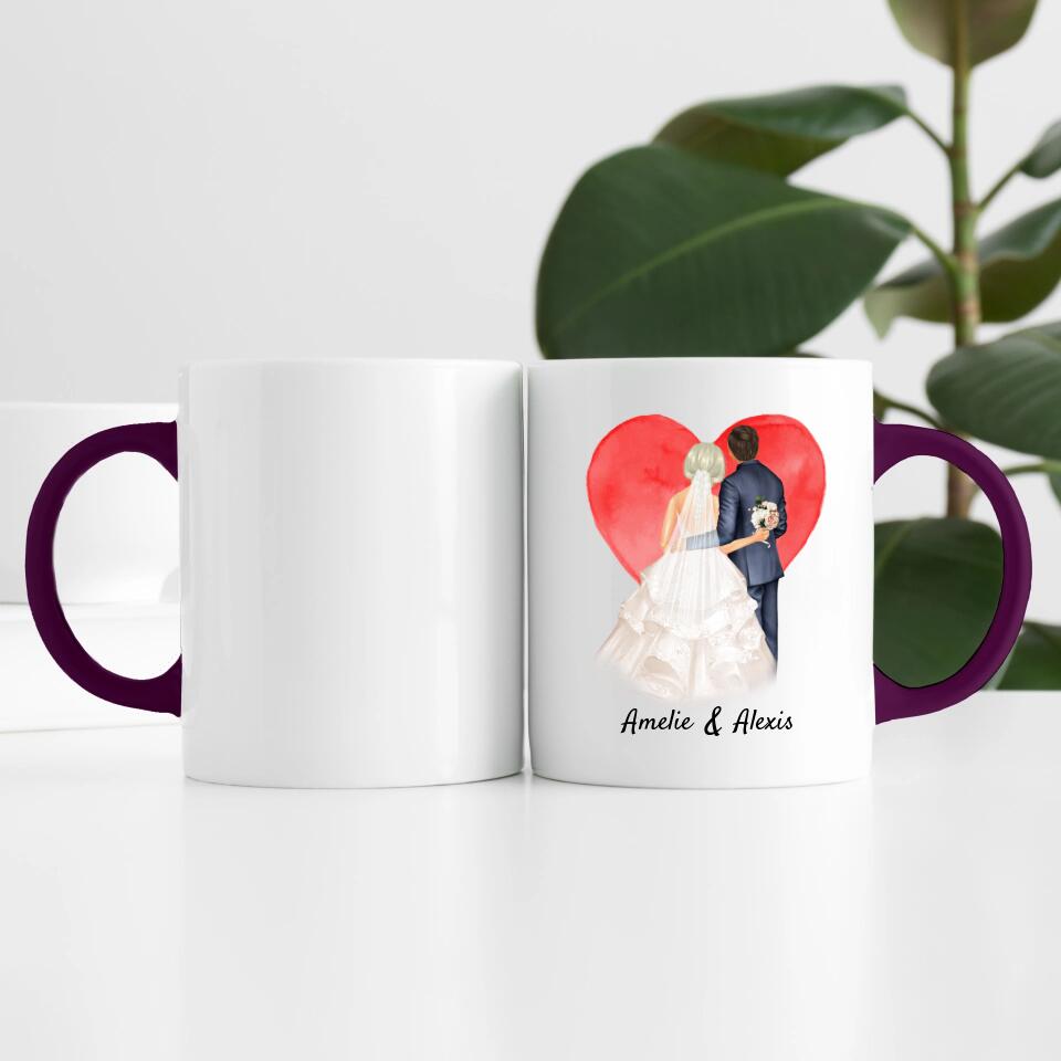 Hochzeitspaar | Personalisierte Tasse