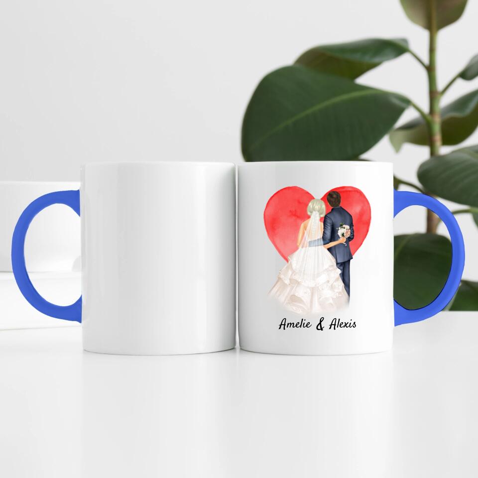 Hochzeitspaar | Personalisierte Tasse