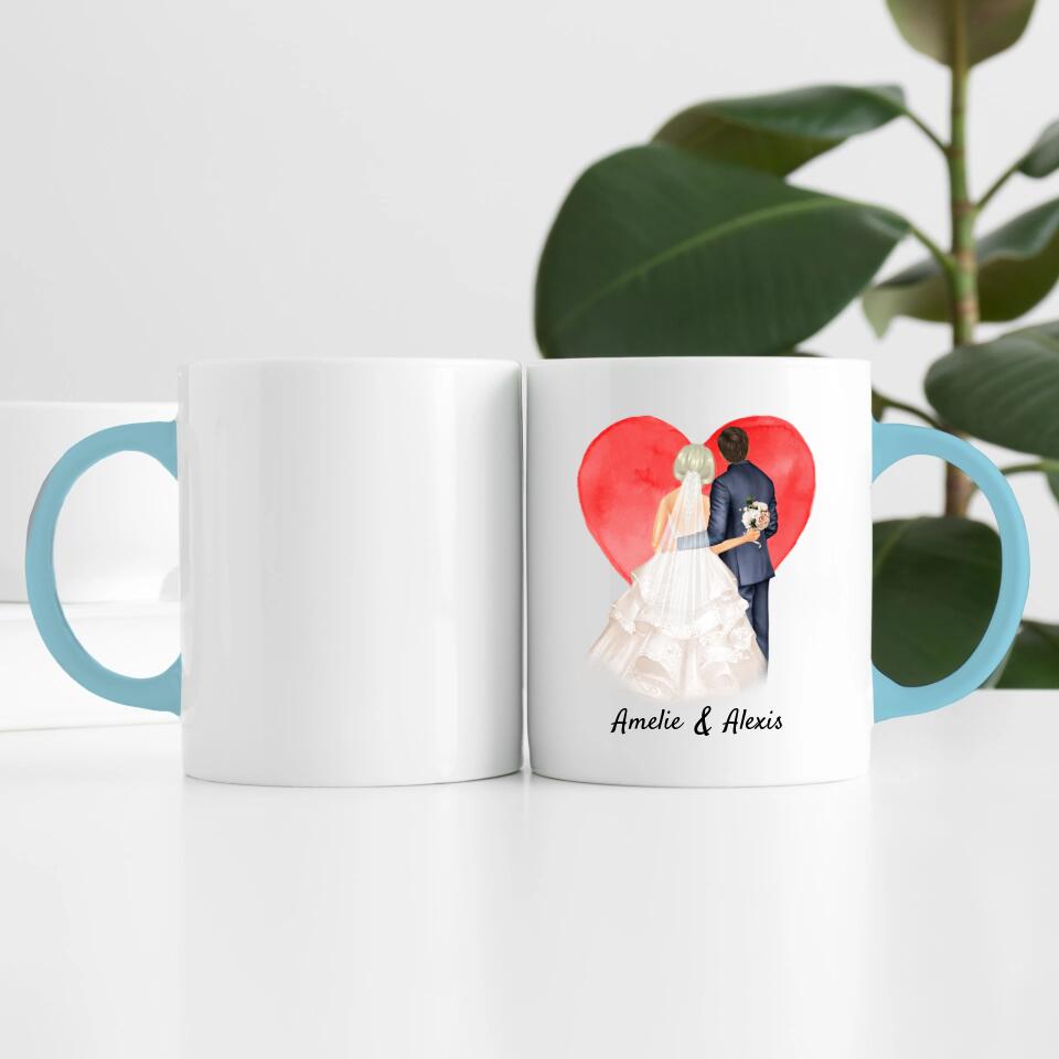Hochzeitspaar | Personalisierte Tasse