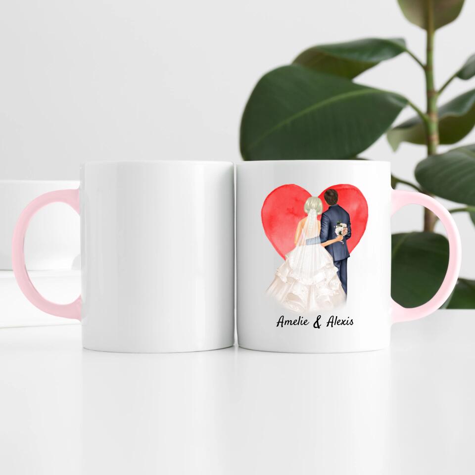Hochzeitspaar | Personalisierte Tasse