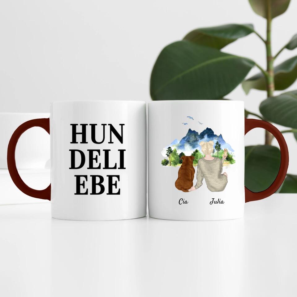 Tierliebe (bis zu 3 Tieren) | Personalisierte Tasse