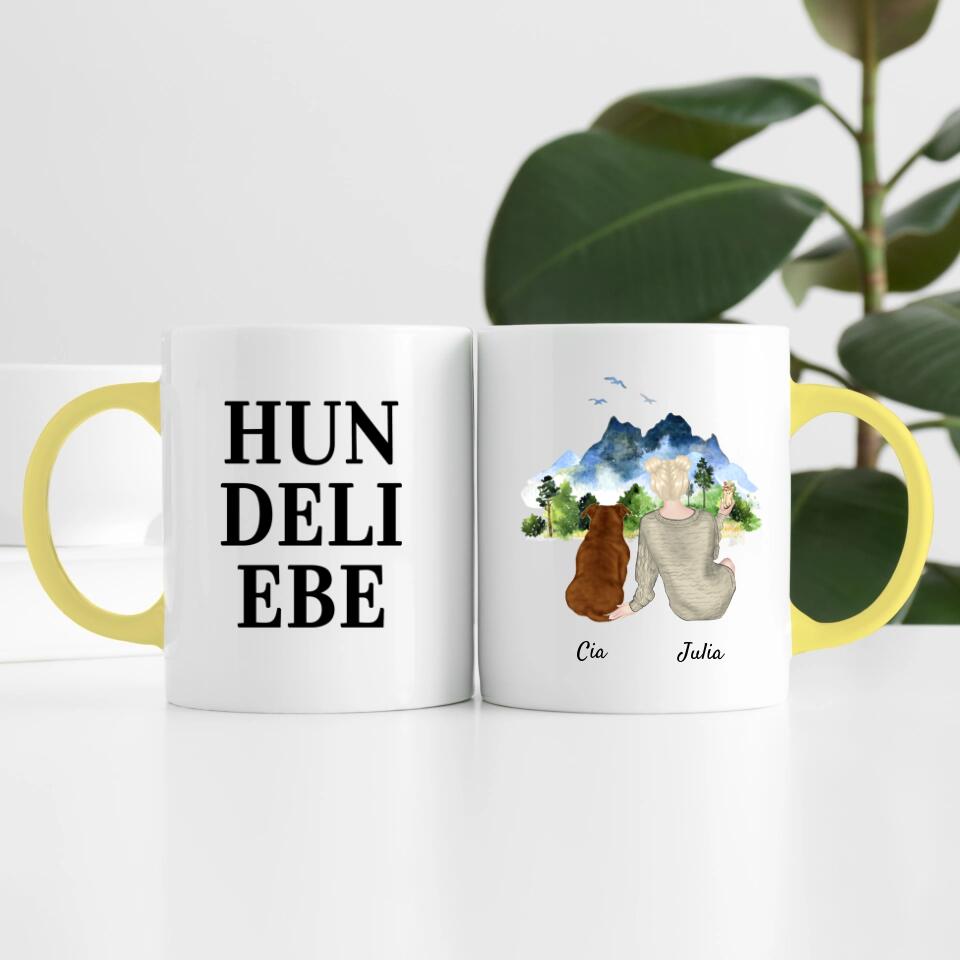 Tierliebe (bis zu 3 Tieren) | Personalisierte Tasse