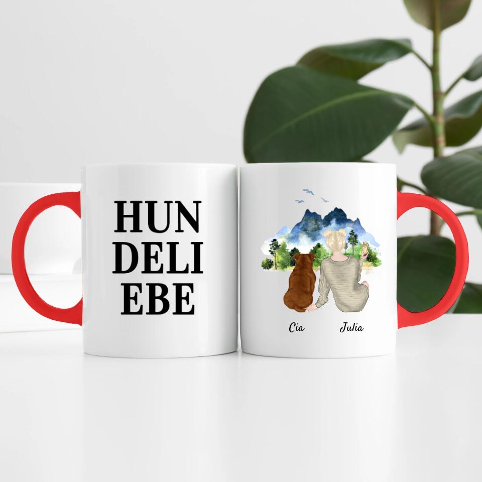 Tierliebe (bis zu 3 Tieren) | Personalisierte Tasse