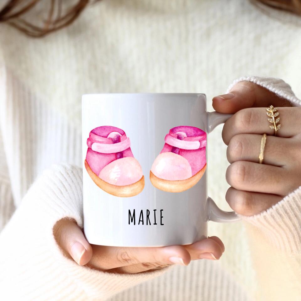 Geburtsdaten (Mädchen & Junge) | Personalisierte Tasse