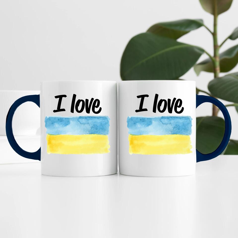 Sprüche & Flaggen | Personalisierte Tasse