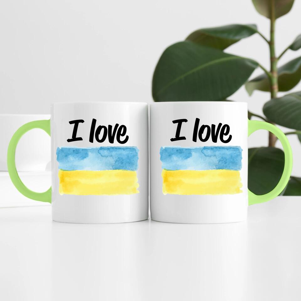 Sprüche & Flaggen | Personalisierte Tasse