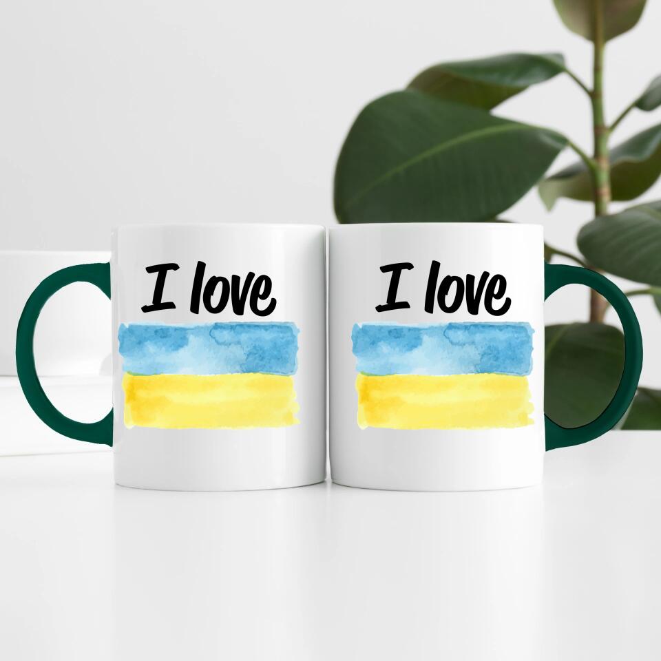 Sprüche & Flaggen | Personalisierte Tasse
