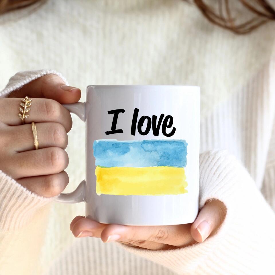 Sprüche & Flaggen | Personalisierte Tasse