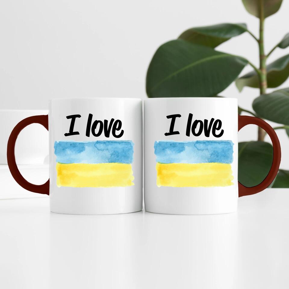 Sprüche & Flaggen | Personalisierte Tasse