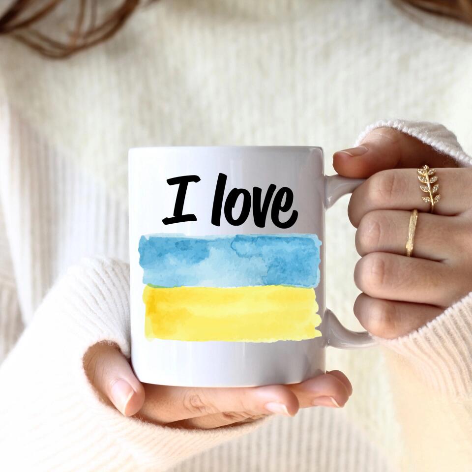 Sprüche & Flaggen | Personalisierte Tasse
