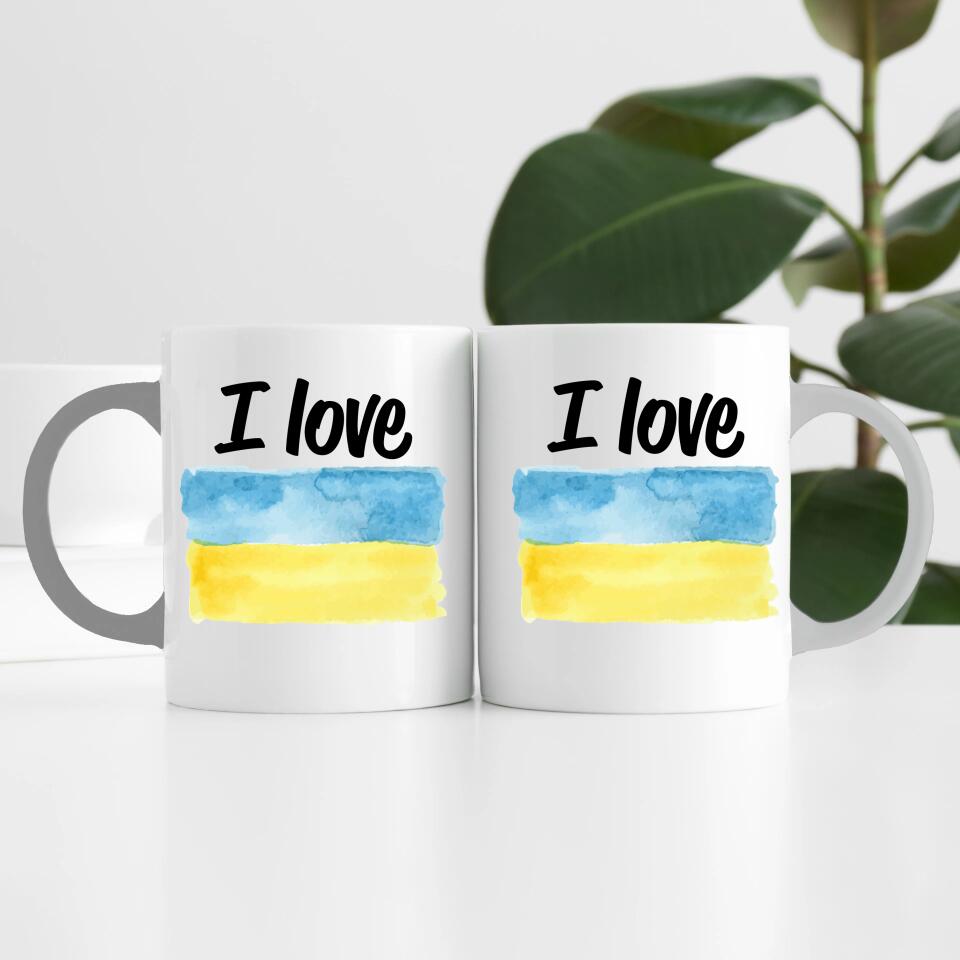Sprüche & Flaggen | Personalisierte Tasse