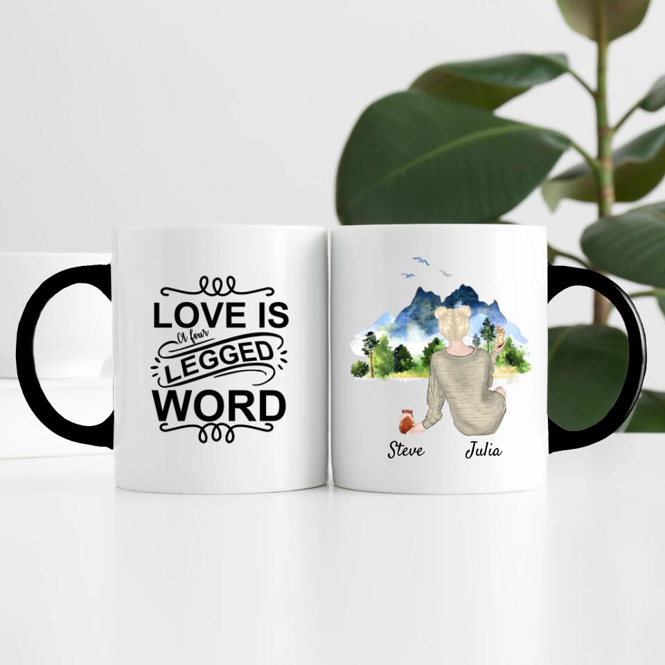 Hamsterliebe (bis zu 3 Hamstern) | Personalisierte Tasse