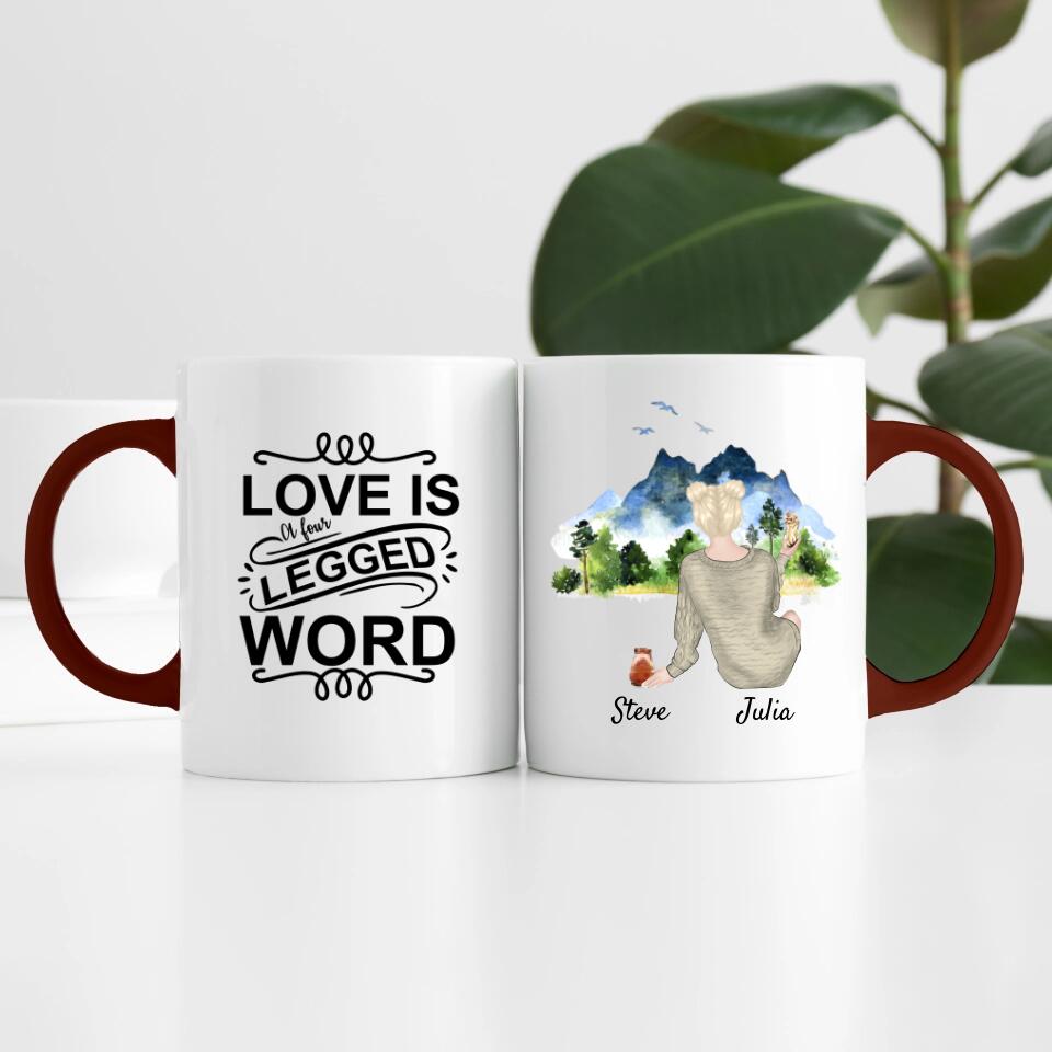 Hamsterliebe (bis zu 3 Hamstern) | Personalisierte Tasse