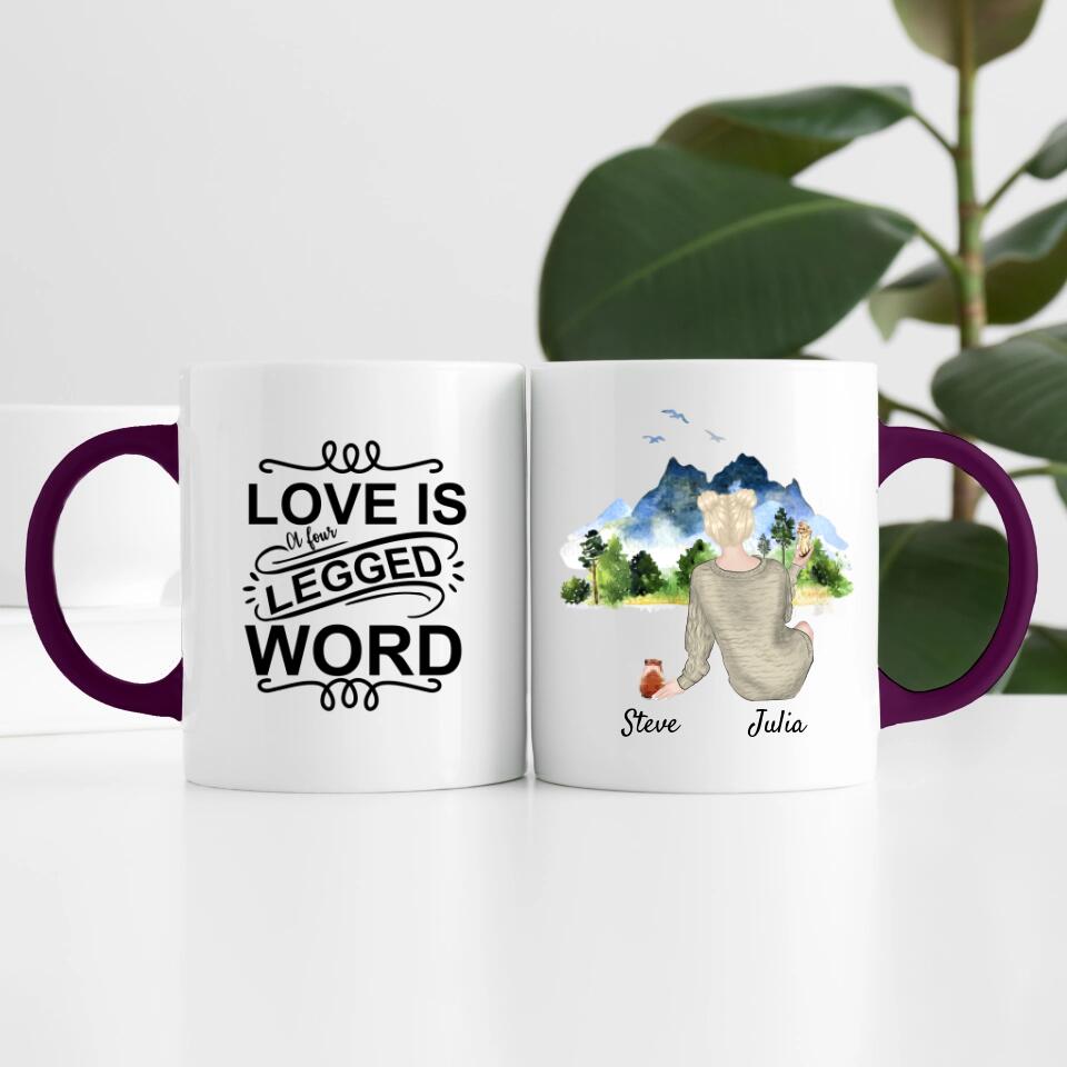Hamsterliebe (bis zu 3 Hamstern) | Personalisierte Tasse