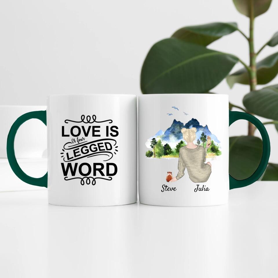 Hamsterliebe (bis zu 3 Hamstern) | Personalisierte Tasse
