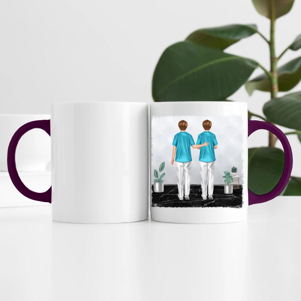 Krankenschwestern | Pflege-Freunde | Personalisierte Tasse