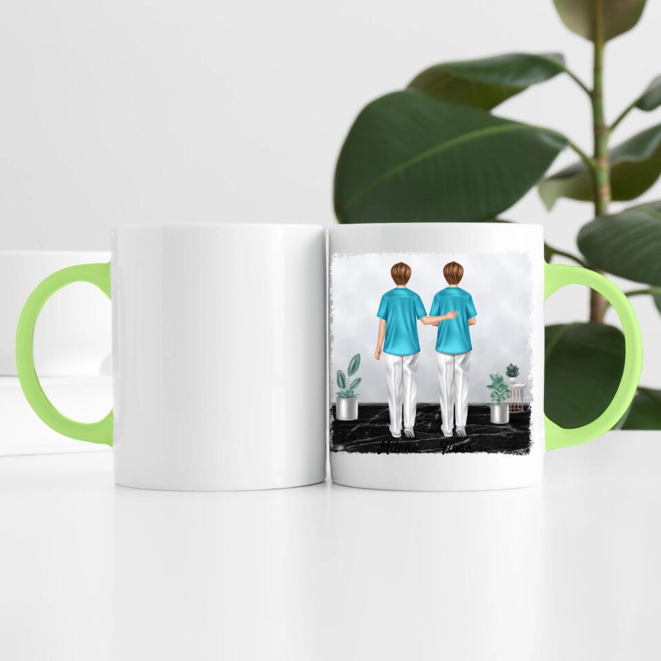 Krankenschwestern | Pflege-Freunde | Personalisierte Tasse
