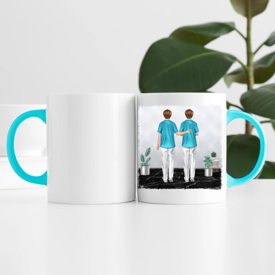 Krankenschwestern | Pflege-Freunde | Personalisierte Tasse