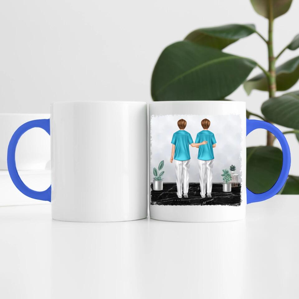 Krankenschwestern | Pflege-Freunde | Personalisierte Tasse