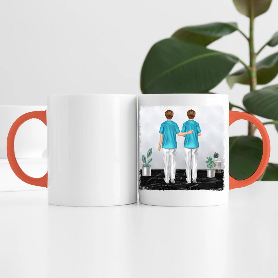 Krankenschwestern | Pflege-Freunde | Personalisierte Tasse