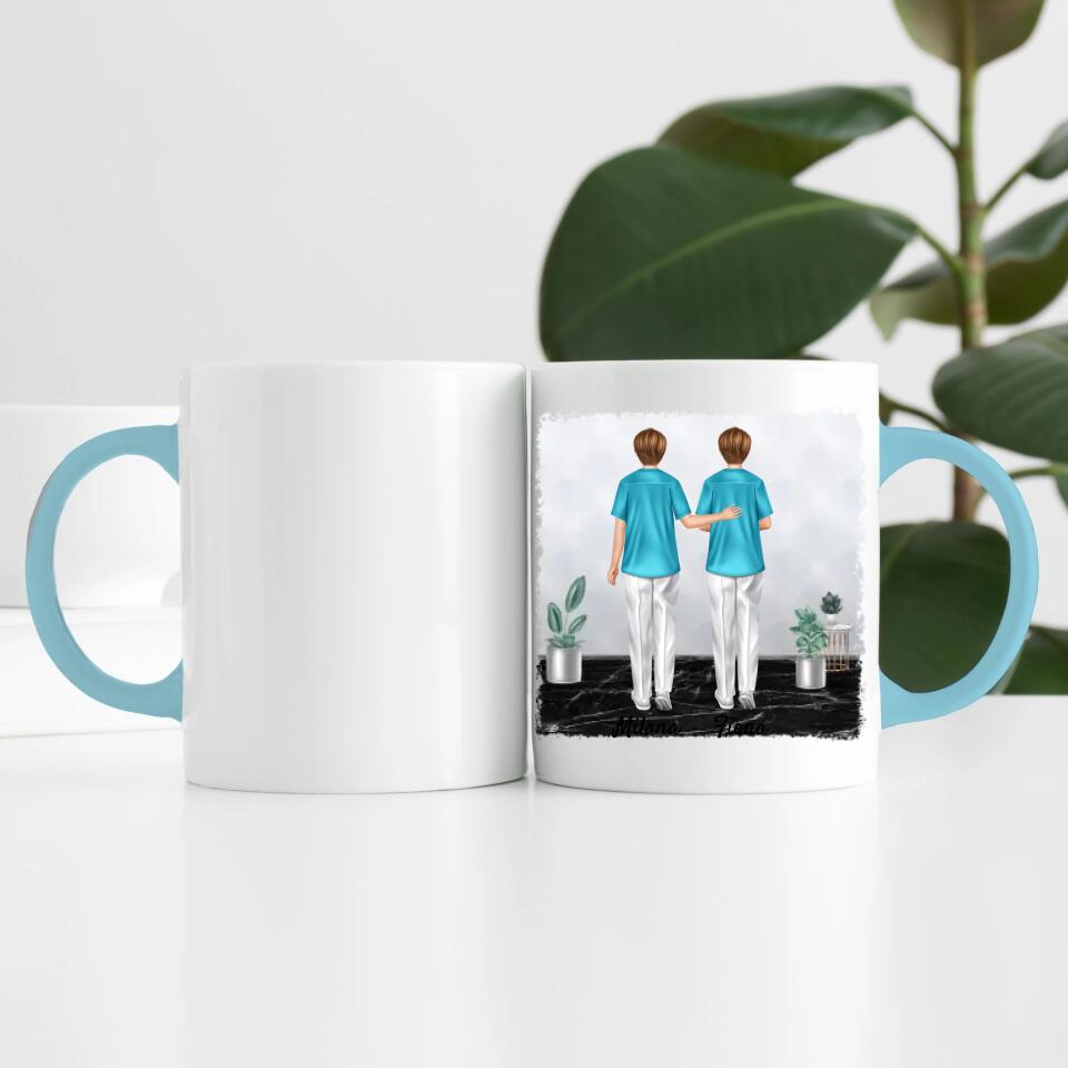 Krankenschwestern | Pflege-Freunde | Personalisierte Tasse