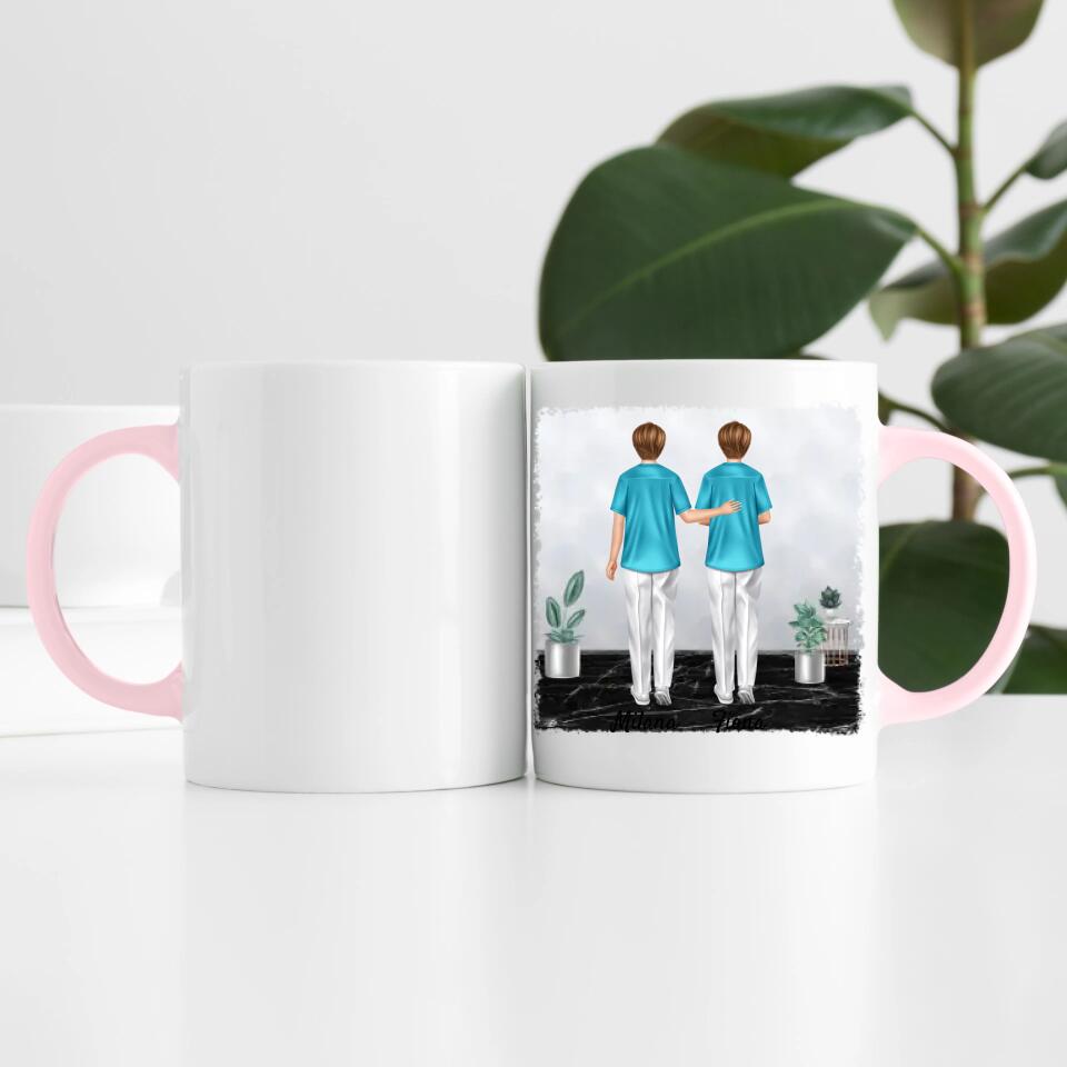 Krankenschwestern | Pflege-Freunde | Personalisierte Tasse