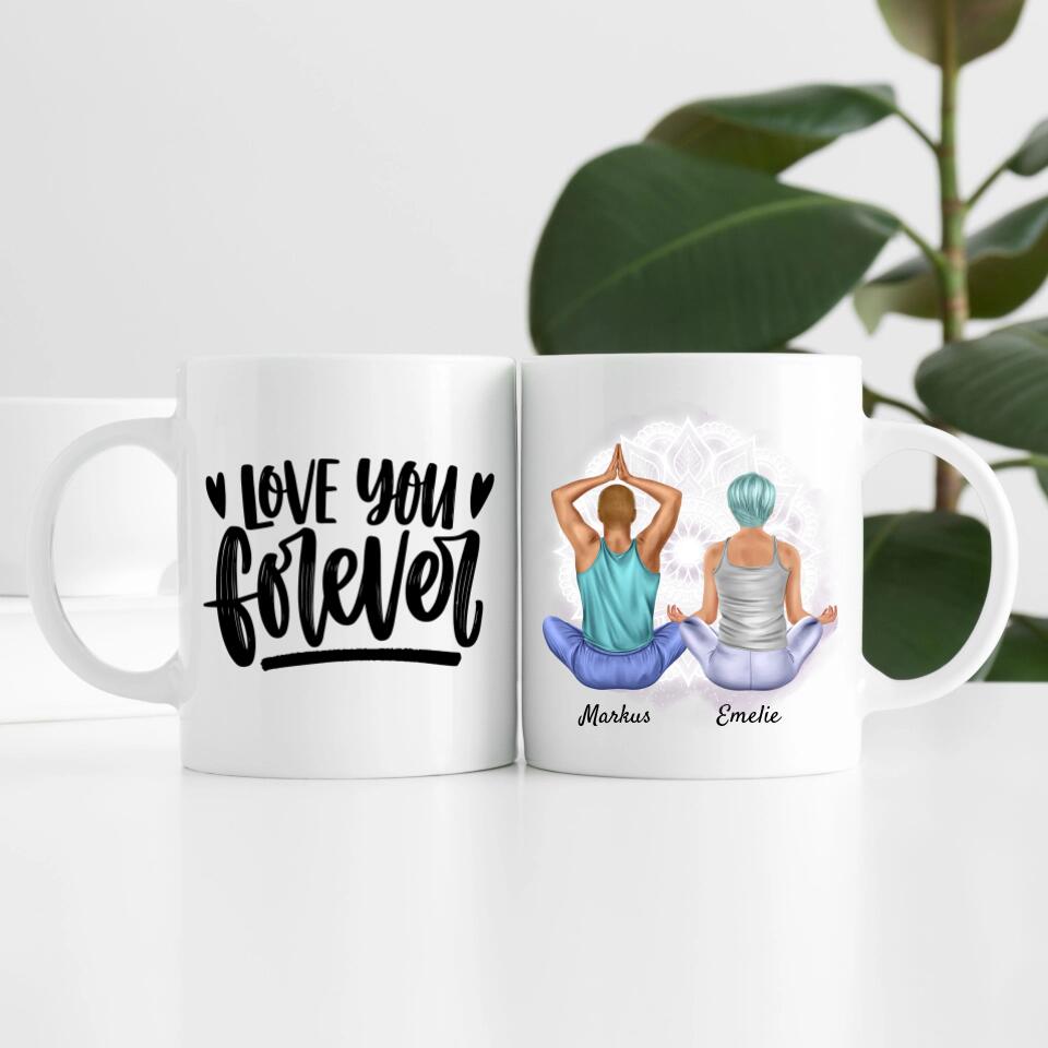 Spiritual Couple | Personalisierte Tasse
