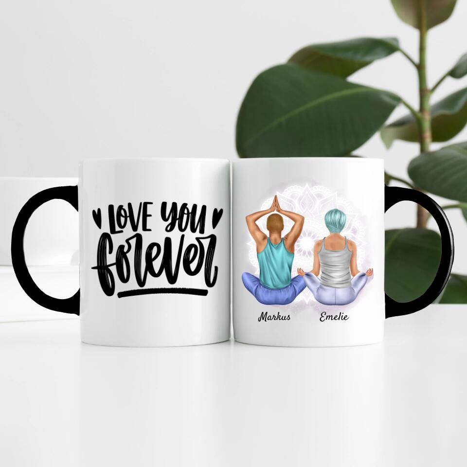 Spiritual Couple | Personalisierte Tasse
