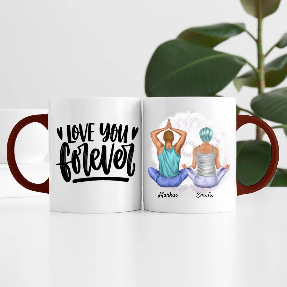 Spiritual Couple | Personalisierte Tasse