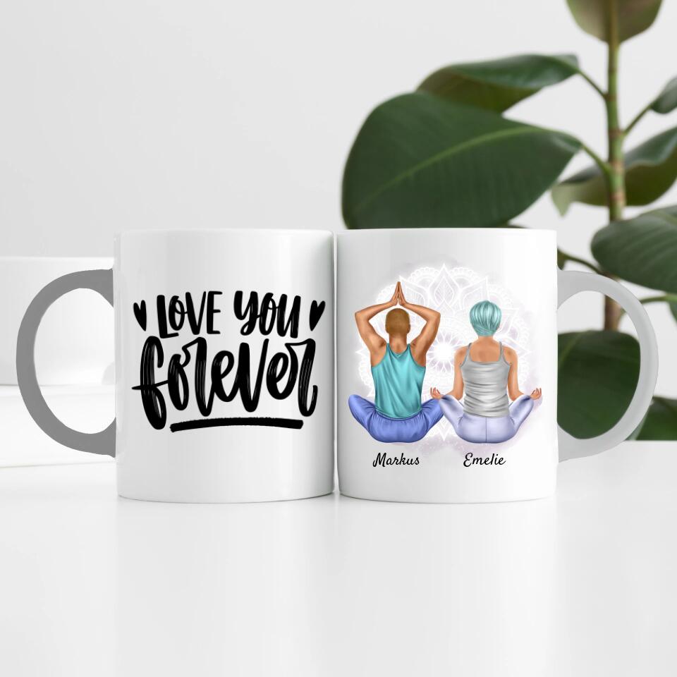 Spiritual Couple | Personalisierte Tasse