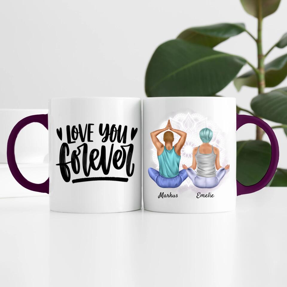 Spiritual Couple | Personalisierte Tasse