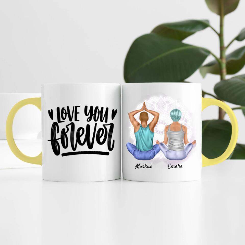 Spiritual Couple | Personalisierte Tasse
