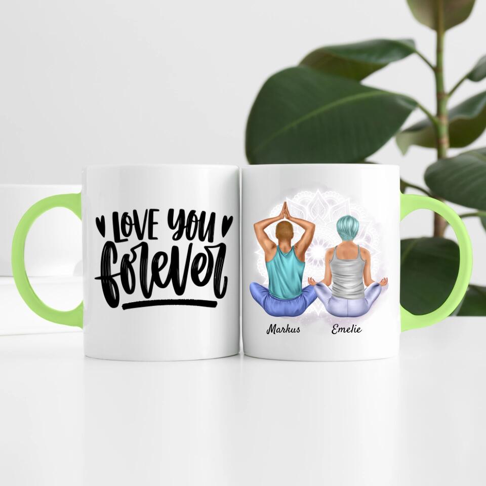 Spiritual Couple | Personalisierte Tasse