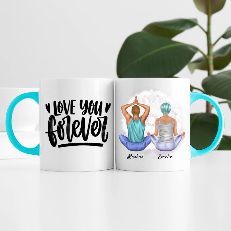 Spiritual Couple | Personalisierte Tasse