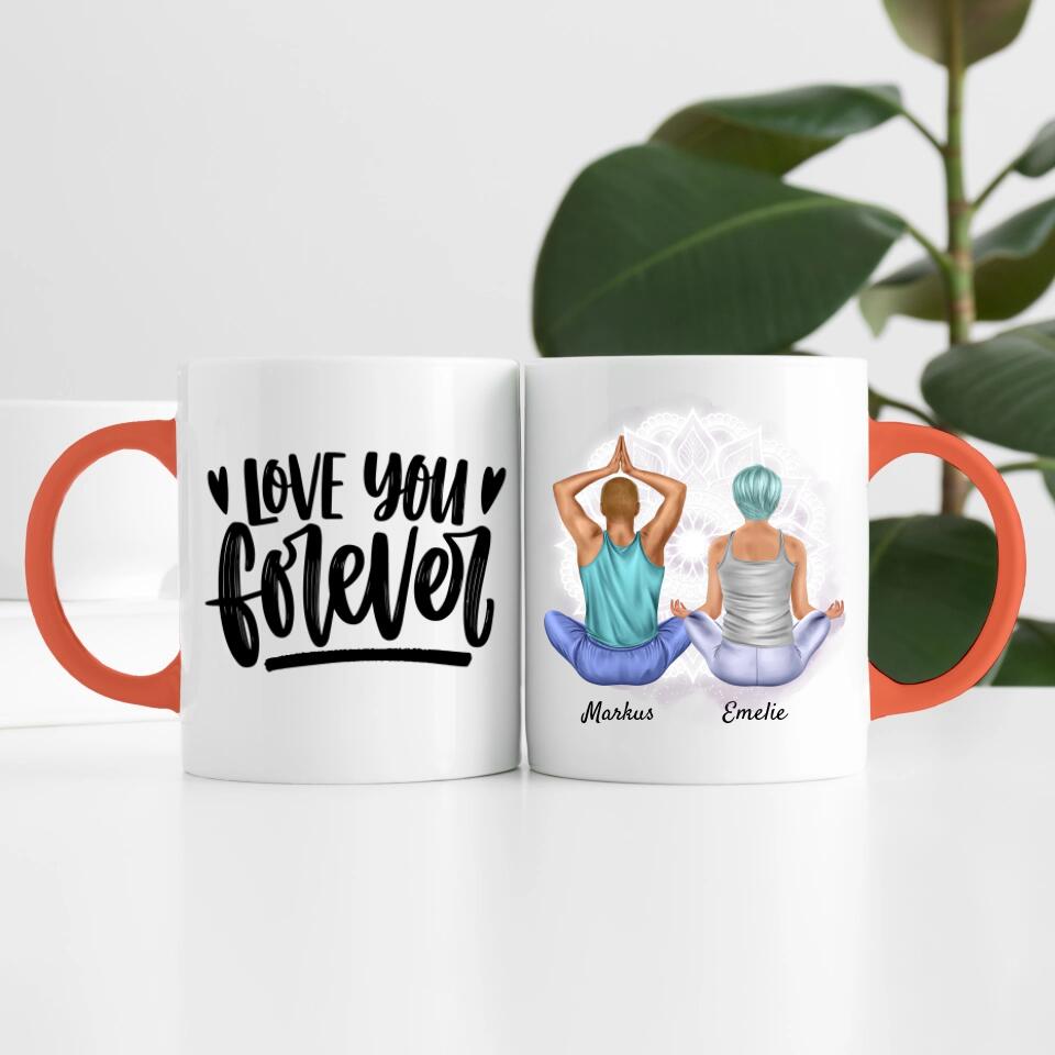 Spiritual Couple | Personalisierte Tasse