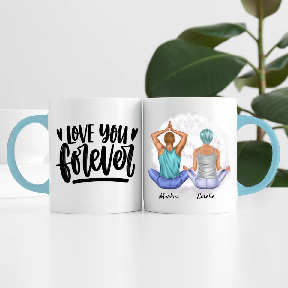 Spiritual Couple | Personalisierte Tasse
