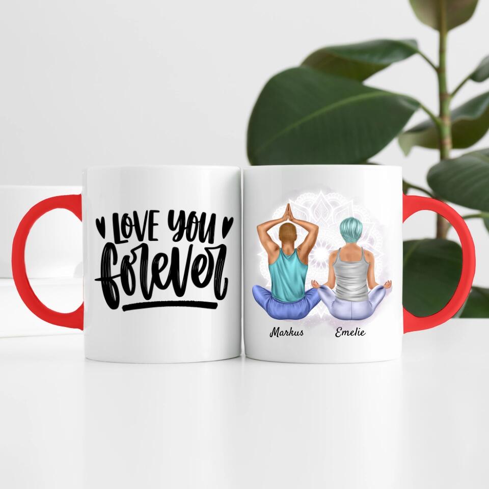 Spiritual Couple | Personalisierte Tasse