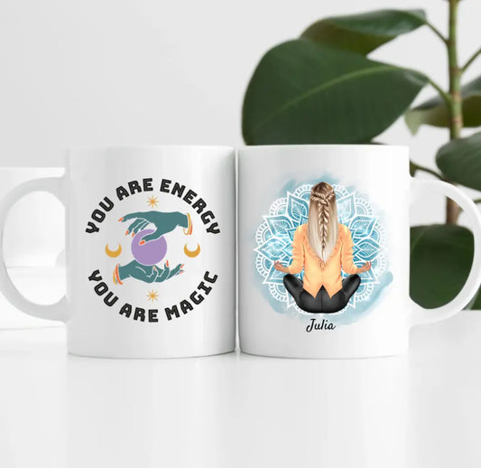 Spiritual Girl | Personalisierte Tasse