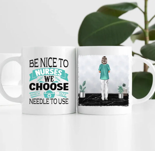 Krankenschwester | Pflege | Personalisierte Tasse