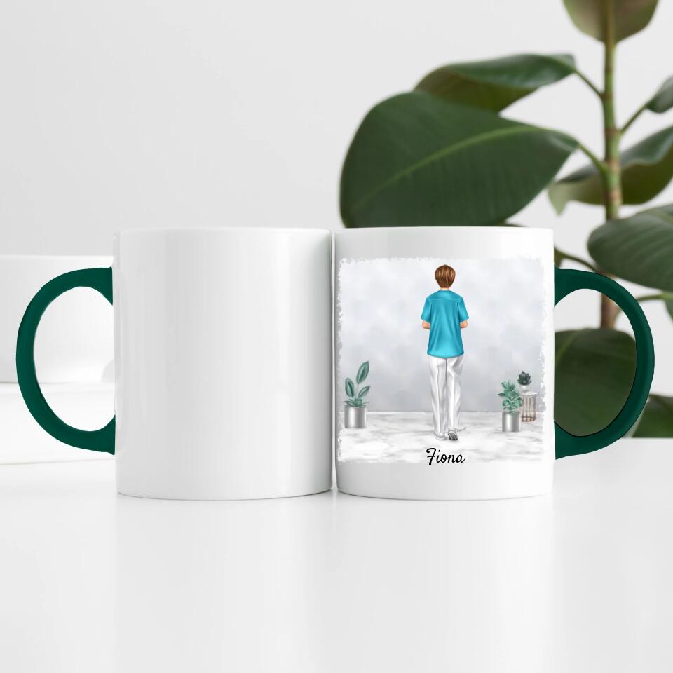 Krankenschwester | Pflege | Personalisierte Tasse