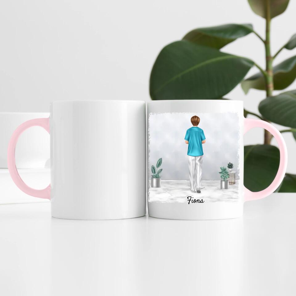 Krankenschwester | Pflege | Personalisierte Tasse