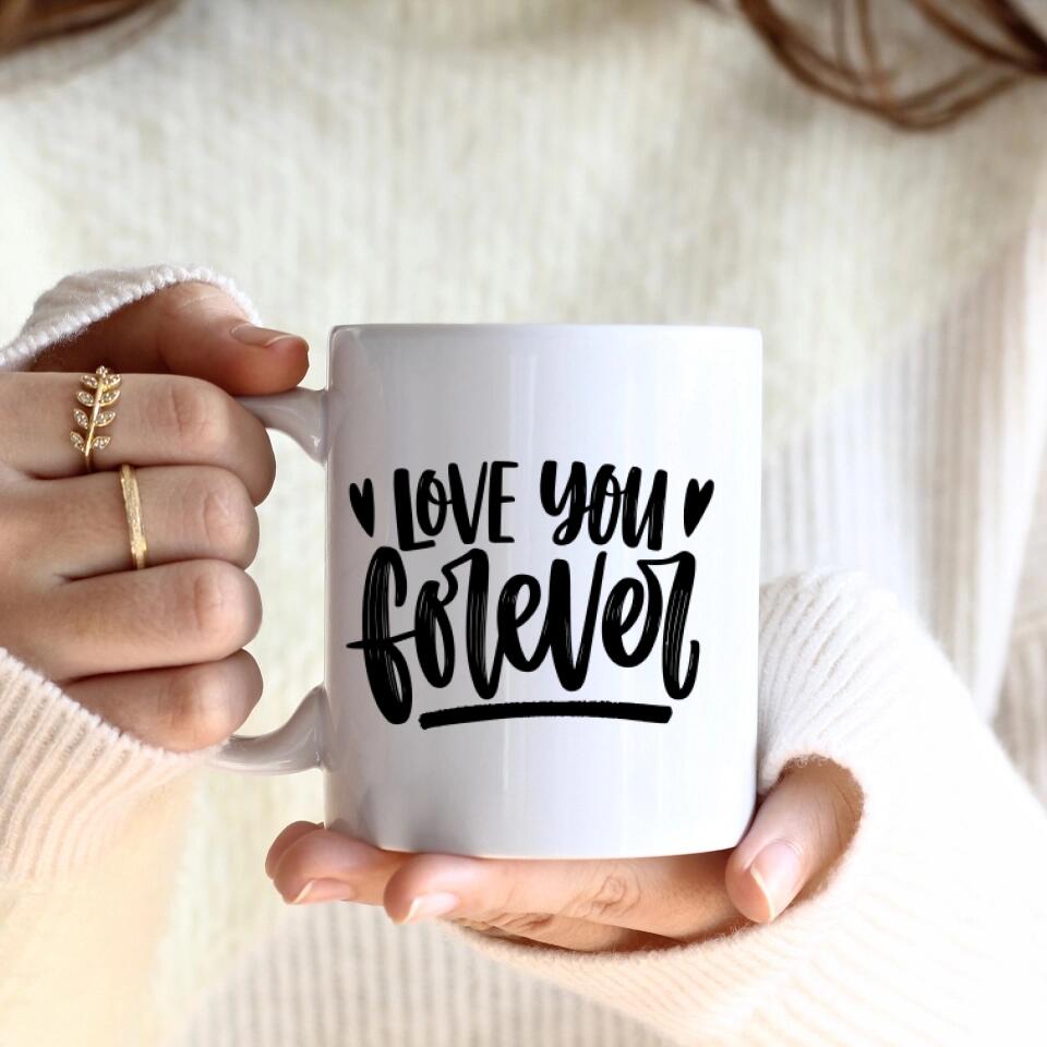 Beste Freundinnen (3 Personen) am Strand | Personalisierte Tasse