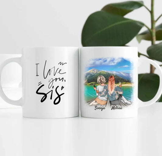 Schwestern | Personalisierte Tasse