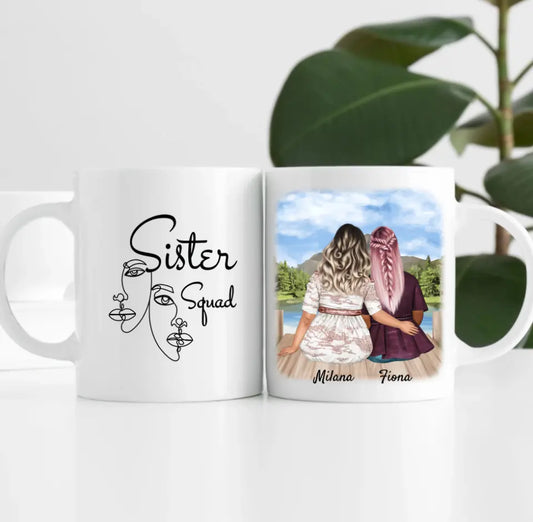 Curvy Sisters | Personalisierte Tasse