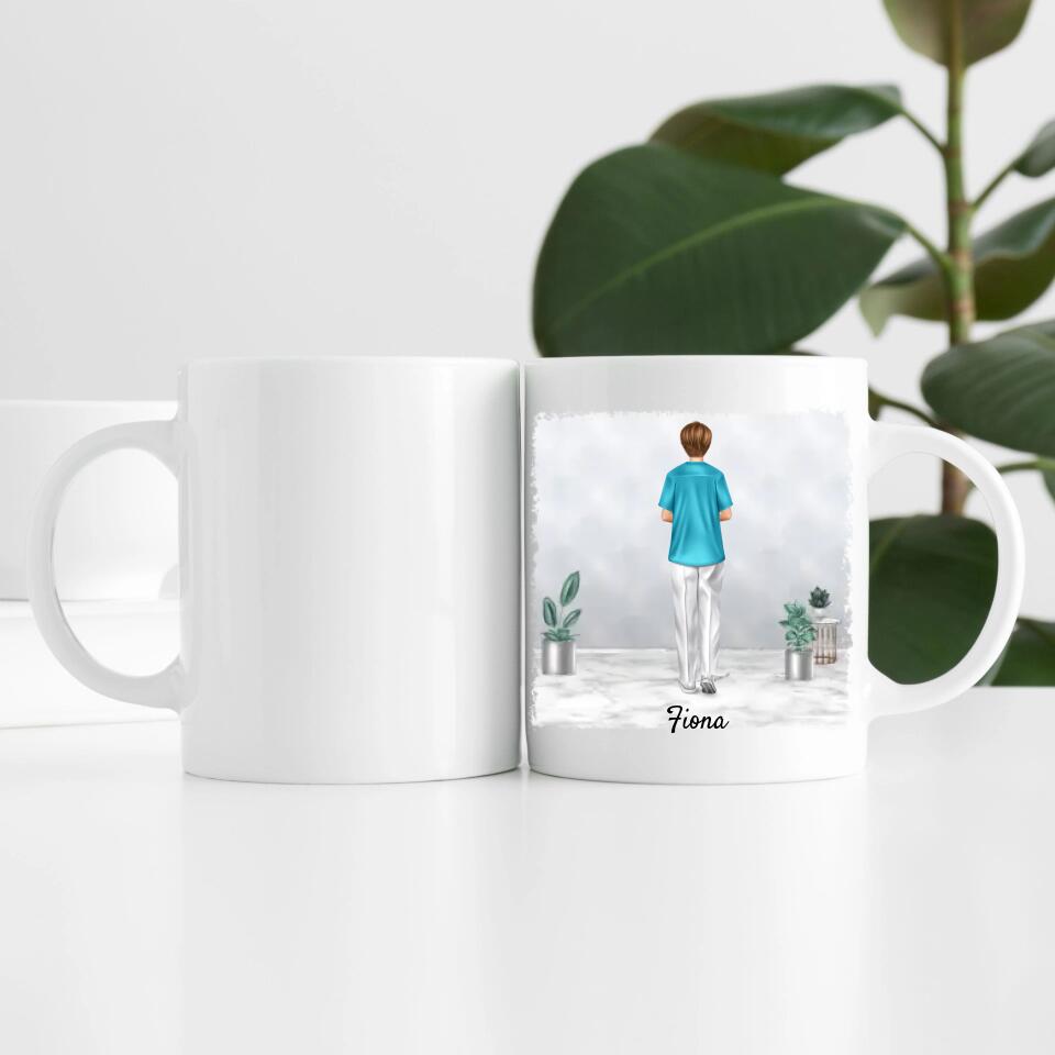 Krankenschwester | Pflege | Personalisierte Tasse